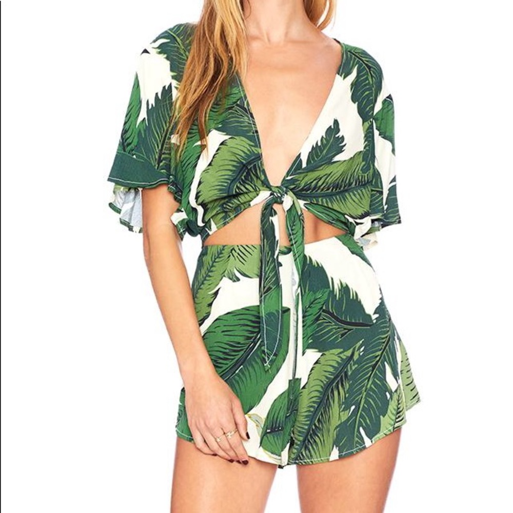 BEACH RIOT Dahlia Palm Shorts